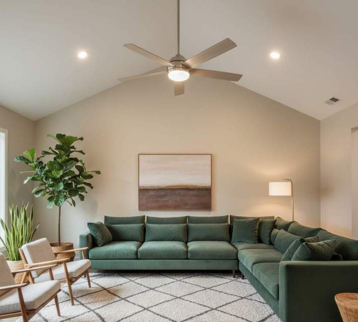 Installation ventilateur plafond Saint-Martin